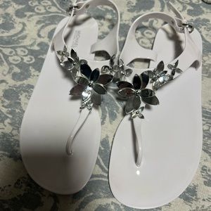 Michael Kors jelly thong sandals